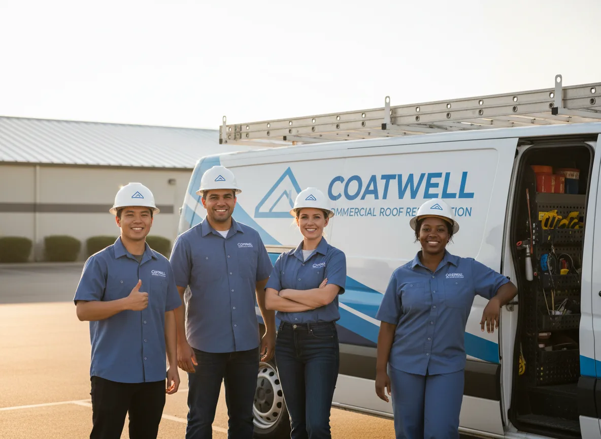 Commercial roof coating company in Stewartsville, MO